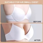 Nimiah Double-Sided Sticky Bra Inserts - Self Adhesive Boob Pads for Small Chest Women | Waterproof Silicone Push up Pad