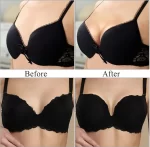 Nimiah Silicone Bra Inserts 3 Pairs Waterproof Push-up Breast Enhancers | Removable Sticky Bra Cups for Bikinis