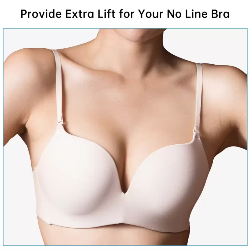 Nimiah Bra Pads Inserts Breast Enhancers, 2 Pairs Push Up Inserts Swimsuit Pads Fits D Cup, White