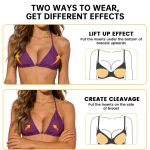 Nimiah Waterproof Swimsuit Bra Pads, Women's Push-up Bra Inserts Enhancer Breast Cups Removable Padding for Dresses, White