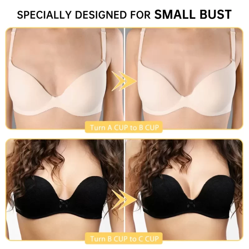 Nimiah Waterproof Swimsuit Bra Pads, Women's Push-up Bra Inserts Enhancer Breast Cups Removable Padding for Dresses, White