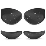 Nimiah Waterproof Swimsuit Bra Pads, Women's Push-up Bra Inserts Enhancer Breast Cups Removable Padding for Dresses, Black